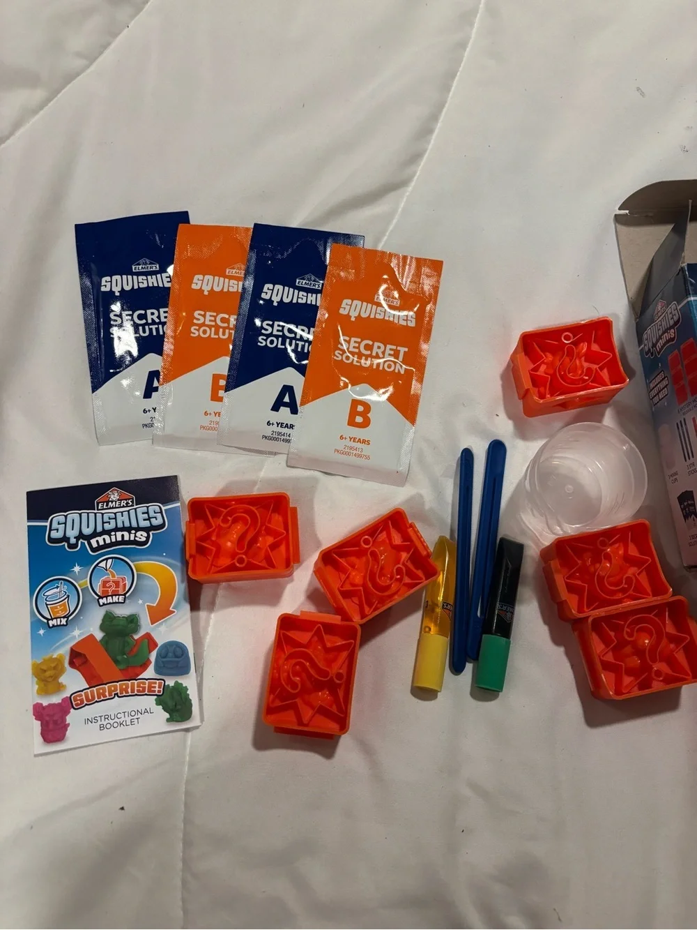 Squishies Elmers mini Surprise! 9 Mini Characters craft new